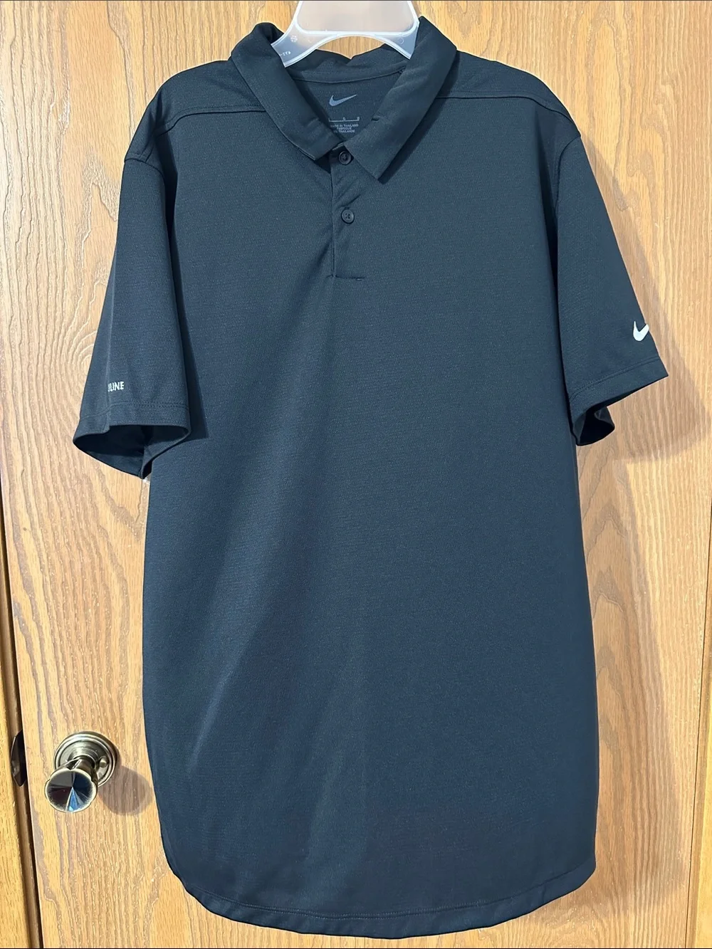 Nike Black Short-Sleeve Polo